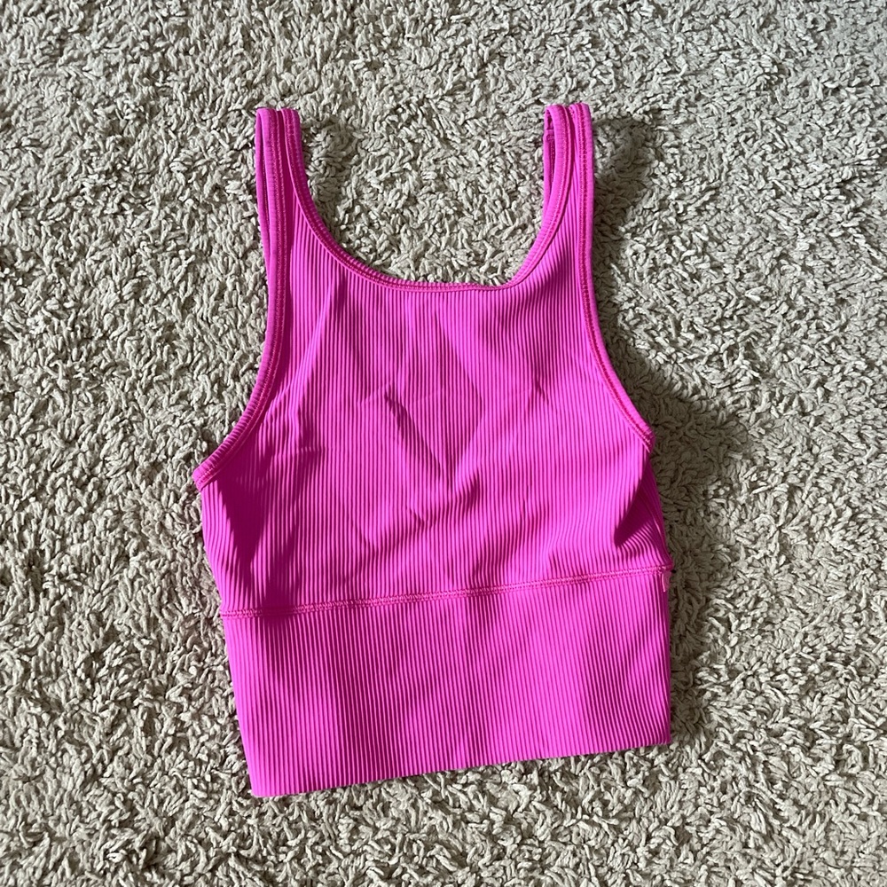 sonic pink lululemon power pivot tank